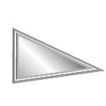 Fenêtre alu en triangle